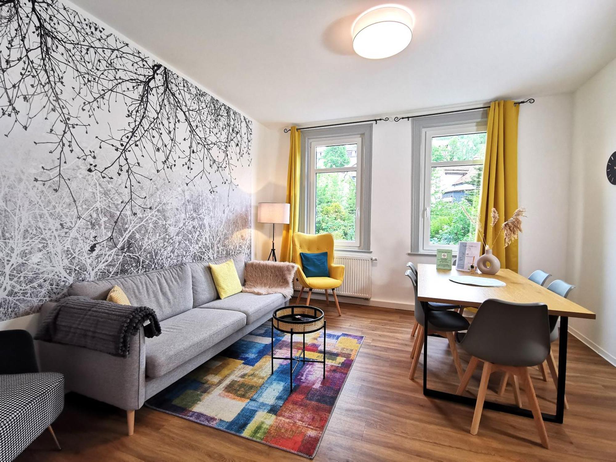 Bohnapartments - Stadtblick Zechenhaus - Balkon - Gratis Parkplatz - Wlan - Sehr Ruhig - Barrierearm Ilmenau Εξωτερικό φωτογραφία